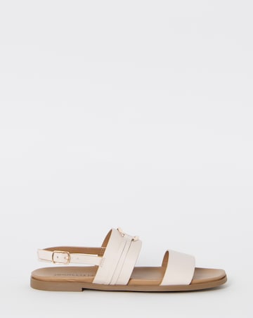 Avril Ring Detail Slingback Sandals - Extra Wide Fit (EEE)