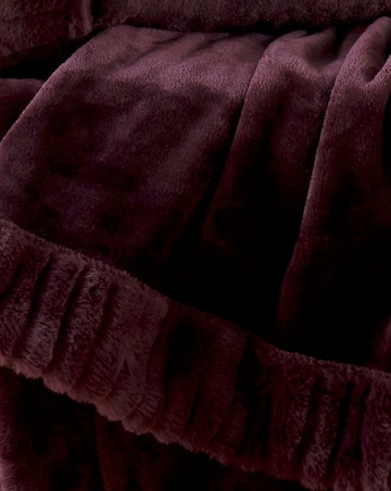 Catherine Lansfield Velvet Faux Fur Cosy Throw