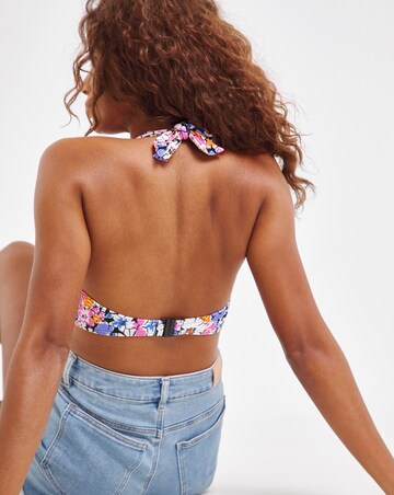 Joe Browns Floral Print Non Wired Bikini Top