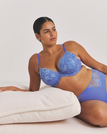 Pretty Secrets (2 Pack) New Ella Plunge Wired Padded Bras (B-G) Light Blue/Grey