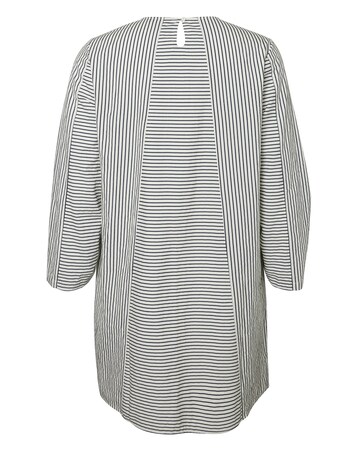 I.Scenery Stripe Cotton Dress