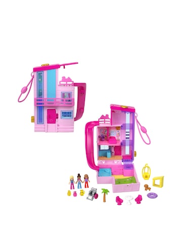 Polly Pocket Barbie Dreamhouse Compact Dollhouse Playset
