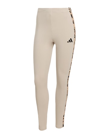 Adidas 3 Stripe Leopard Print Legging