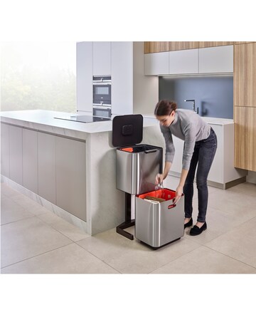 Joseph Joseph 60L Bin Stainless Steel