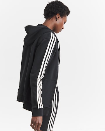 adidas 3 Stripes Fleece Full Zip Hoodie