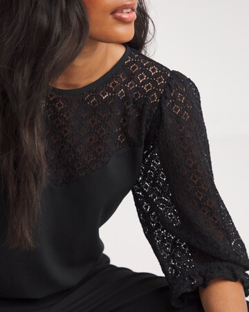 Black Lace Top