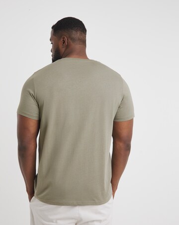 Pure Cotton Crew Neck T-Shirt- Light Khaki