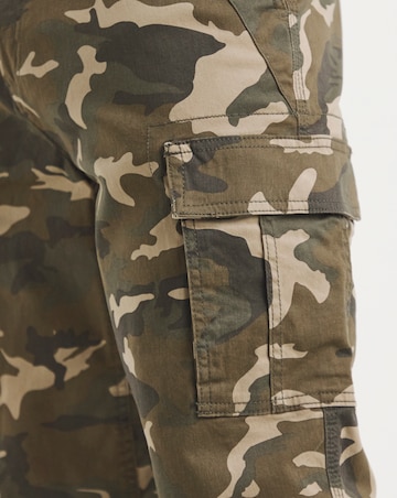 3/4 Length Cotton Stretch Cargo Short