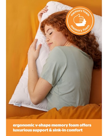 Silentnight Impress Memory Foam V-shaped Pillow