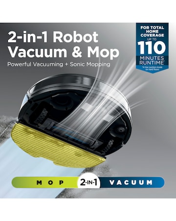 Shark Matrix Plus 2-in-1 RoboVac & Mop RV2620WDUK