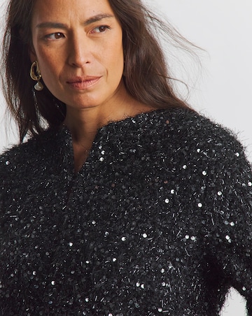 Joanna Hope Sequin Jacket