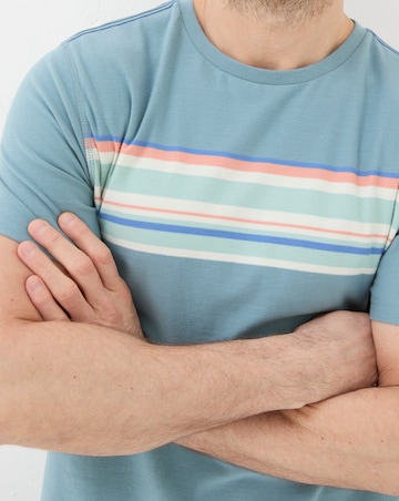 FatFace Chest Stripe T-Shirt