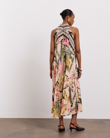 Joanna Hope Pleated Trapeze Dress