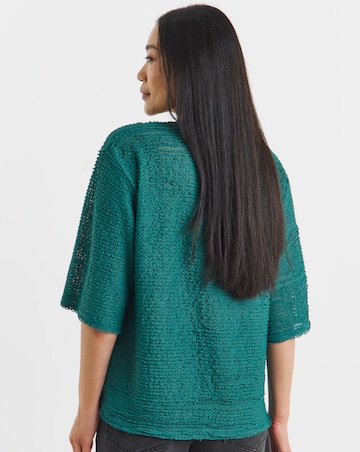 Textured Half Sleeve T-Shirt