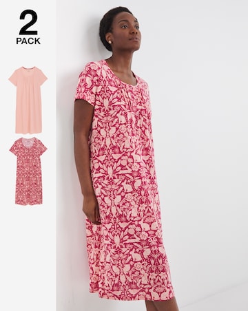 Julipa (2 Pack) Value Midi Nighties