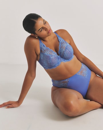 Pretty Secrets (2 Pack) New Ella Wired Full Cup Bras (C-J) Light Blue/Grey