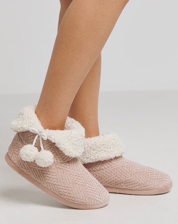 Dory Slipper Boots - Extra Wide Fit (EEE)