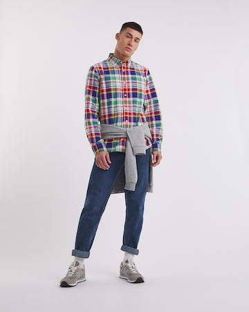 Long Sleeve Oxford Check Shirt