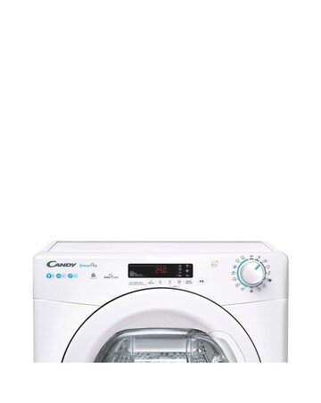 Candy CSOE H9A2DE-80 9Kg Heat Pump Tumble Dryer, A++ Rated, White with Wi-fi