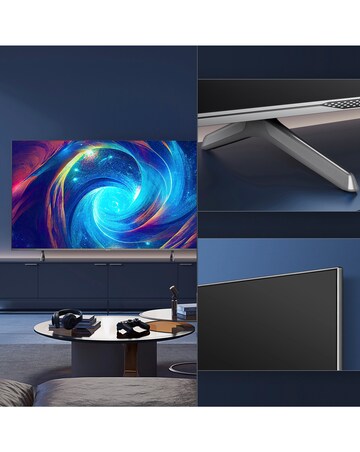 Hisense 55in 55E7KQTUK PRO Smart 4K UHD HDR QLED TV with 144Hz Game Mode Pro