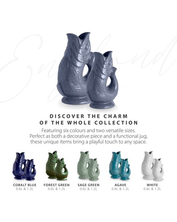 Wade Grey Fish Jug - 0.6L