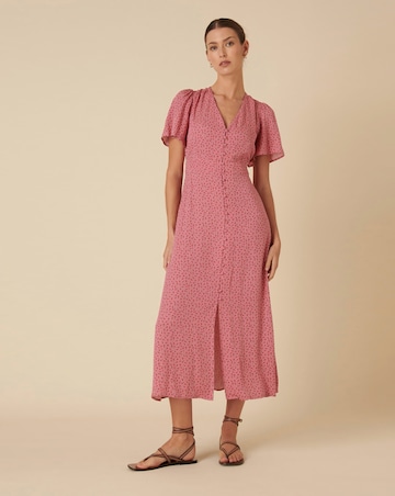 Nobody's Child Andie Midi Dress Joanie Rosebud Pink