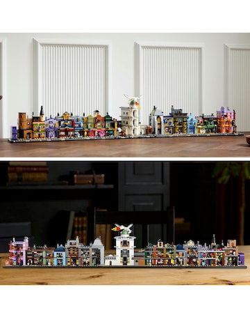 LEGO Harry Potter Diagon Alley Wizarding Shops, Wizard Set for Adults 76444