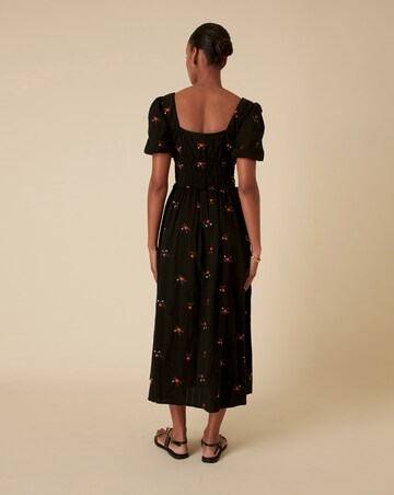 Nobody's Child Aggie Midi Dress Penny Embroidery