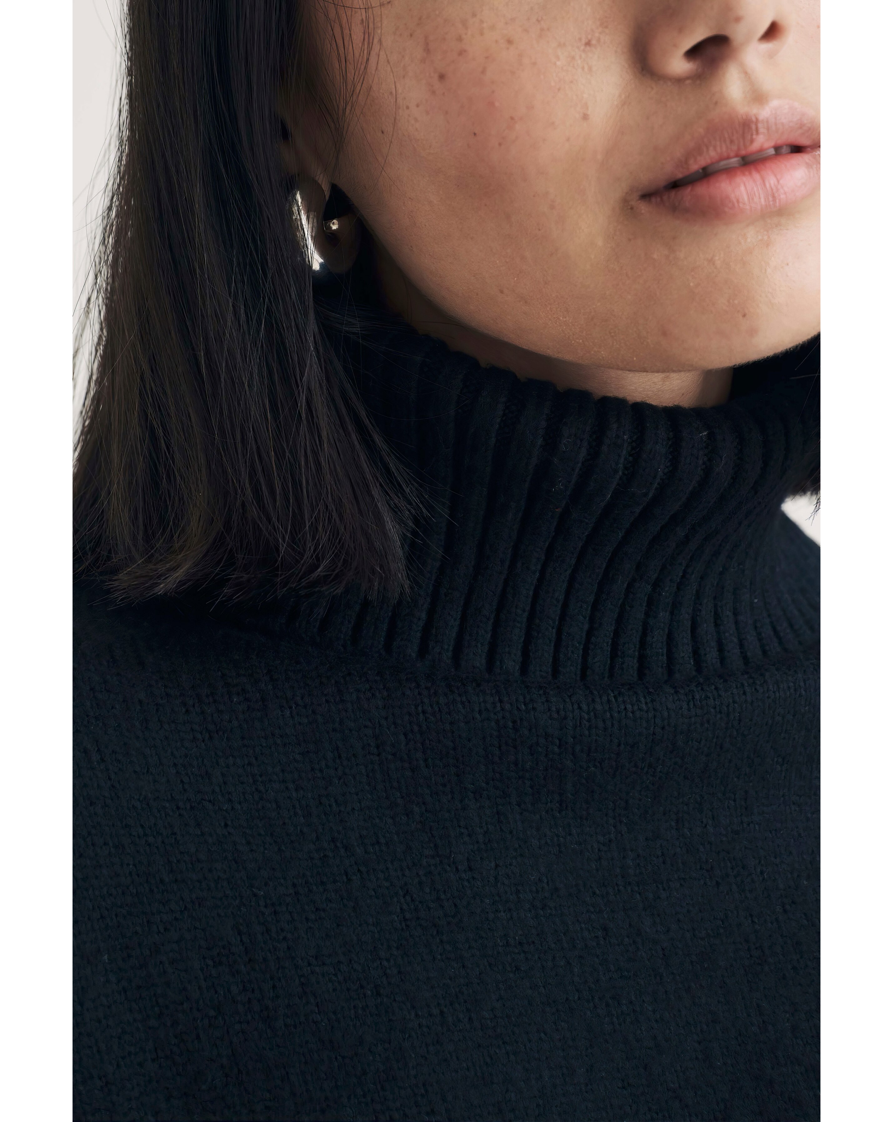 Nobody's Child Black Roll Neck Meet the Jean Jumper JD Williams