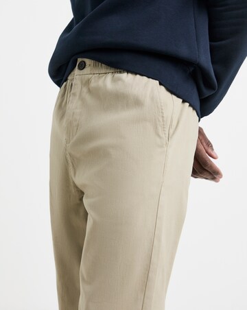 Elasticated Waist Straight Fit Chino