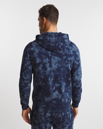 ellesse Tie Dye Logo Embroidered Hoodie