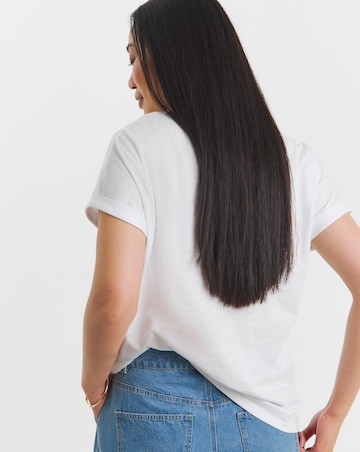 White Summer Graphic T-Shirt