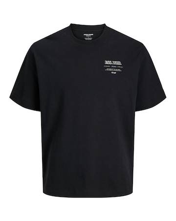 Jack & Jones Urban Edge Back Graphic T-Shirt - Black