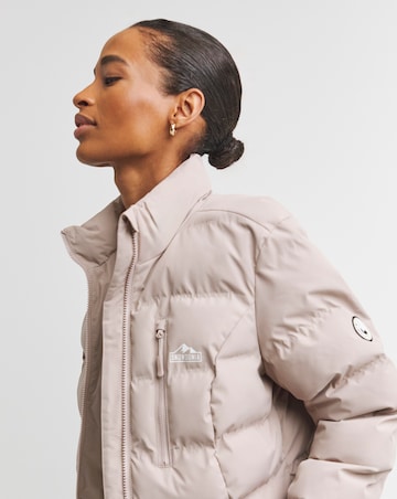 Snowdonia Blush Shower Proof Short Padded Jacket