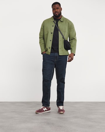 Relaxed Fit Interlock T-Shirt- Black