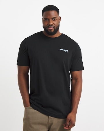 Jack & Jones Charge Back Graphic T-Shirt - Black