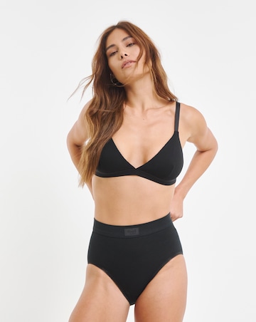 Sloggi (2 Pack) Cotton Double Comfort Maxi Knickers Black