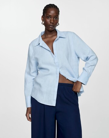 Mango Milos Lyocell Elastic Waistband Trousers