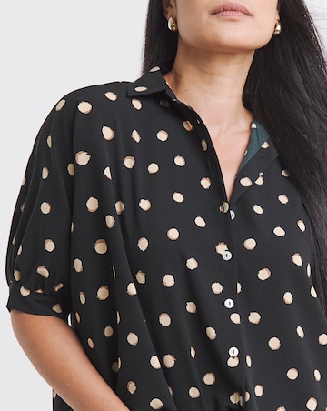 Printed Oversized Blouse