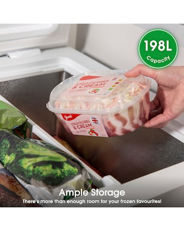 Abode A198CF0E1W 198L Chest Freezer - White