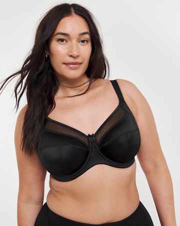 Goddess Keira Full Cup Wired Bra Black