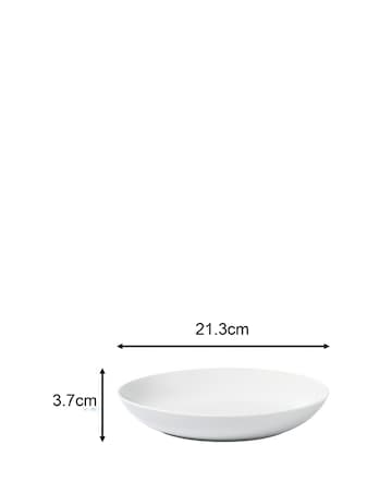 Waterside White Coupe 42 Piece Dinner Set