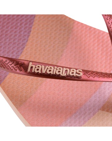 Havaianas Slim Glow Toe Post Flip Flop Sandals