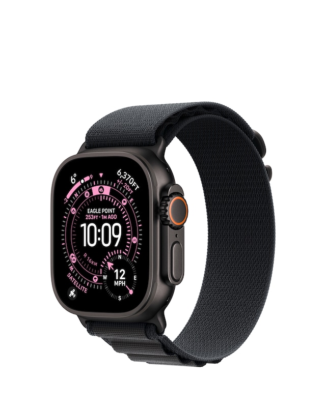 Apple Watch Ultra 3 GPS + Cellular 49mm Black Alpine Loop - Large