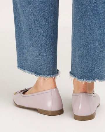 Eliza Basic Leather Ballerina - Extra Wide Fit (EEE)