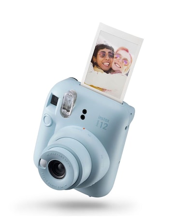 Fujifilm Instax Mini 12 Instant Camera with 20 Shot Film Pack - Pastel Blue