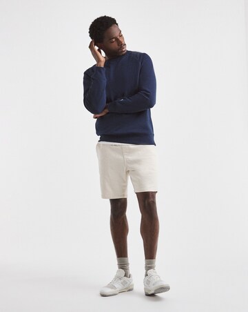 Union Garment Dyed Raglan Crew Neck Sweatshirt-Navy