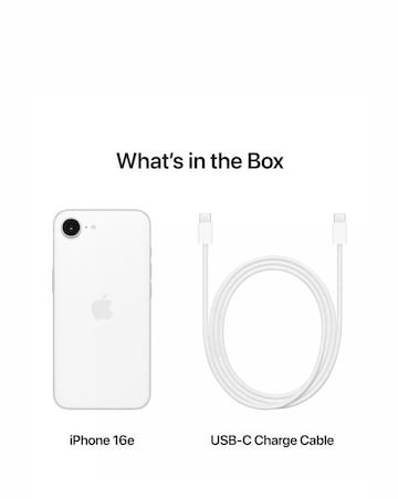 Apple iPhone 16e 128GB - White