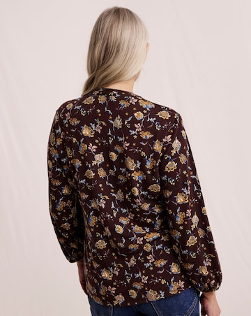 Julipa Pintuck Printed Top