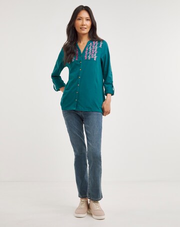 Julipa Embroidered Jersey Top